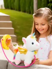 Sevimli Koşu Arkadaşım Tasmalı Unicorn At 1