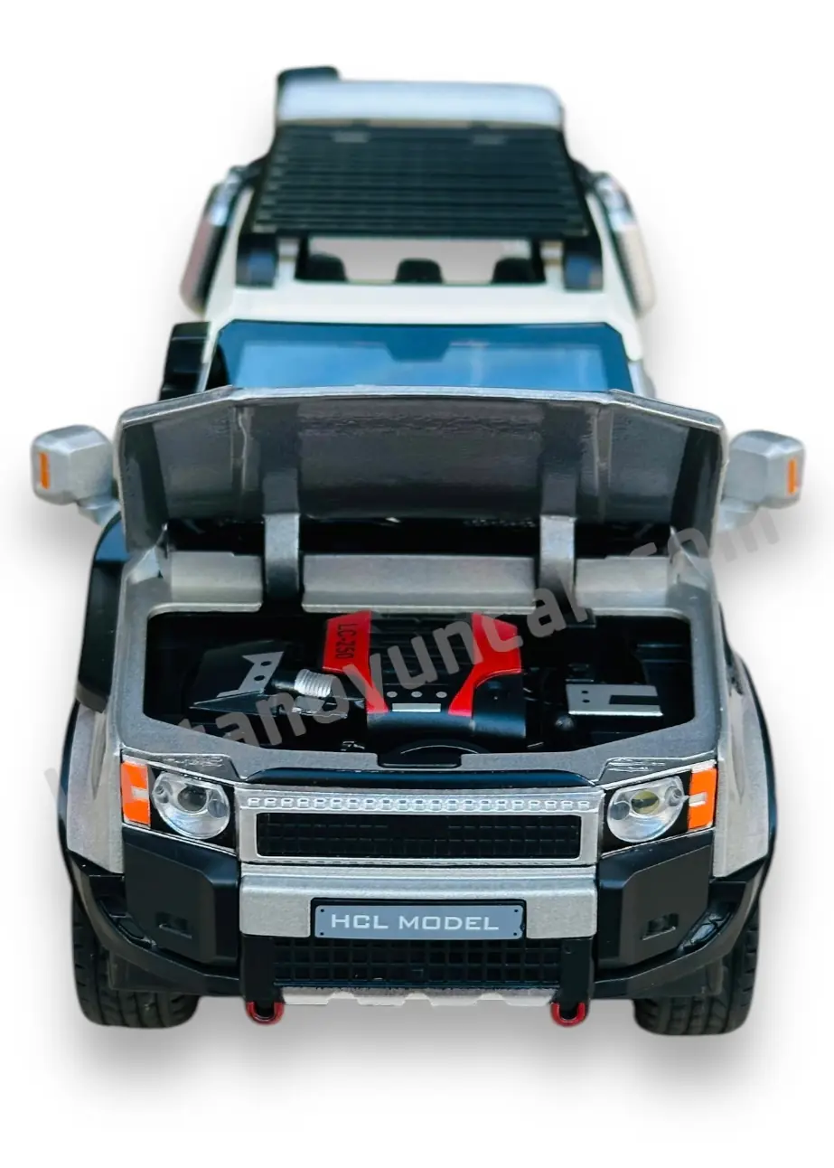 Çek Bırak Sesli ve Işıklı Duman Çıkartan Metal Jeep 3