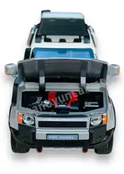 Çek Bırak Sesli ve Işıklı Duman Çıkartan Metal Jeep 3