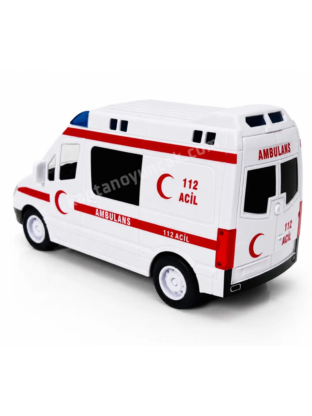 Uzaktan Kumandalı Işıklı Ambulans Ekip Araba 5