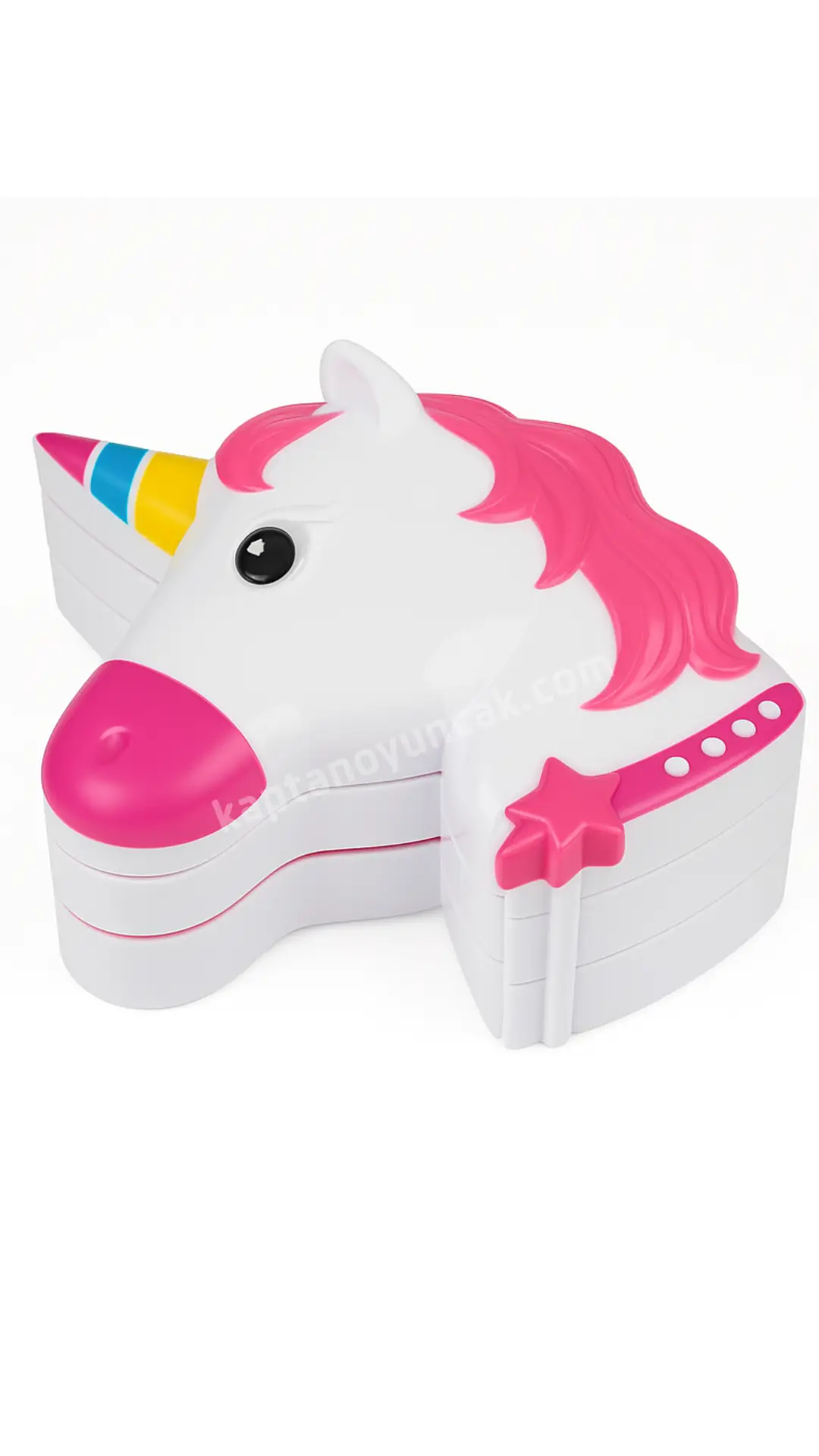 Unicorn Şekilli 3 Katlı Makyaj Güzellik Seti 3
