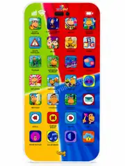 Şarjlı Kukuli Eğitici Telefon Pro Max Dokunmatik +500 Farklı Eğitici Türkçe Sesli Fonksiyonlu Telefon 2