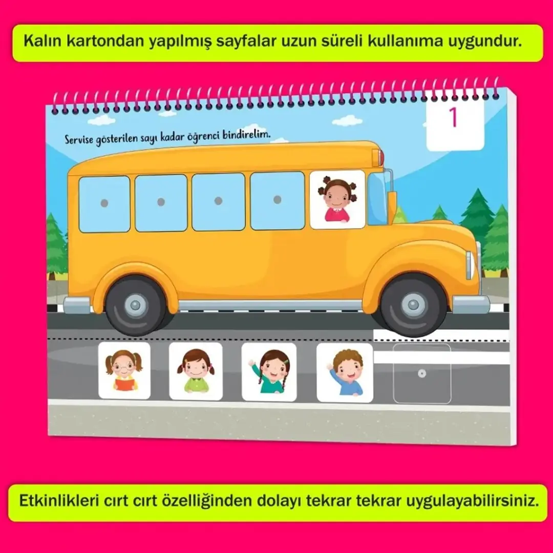 Konuşma ve Dikkati Geliştiren Cırt Cırtlı Etkinlik Kitabım: 2-4 yaş 4