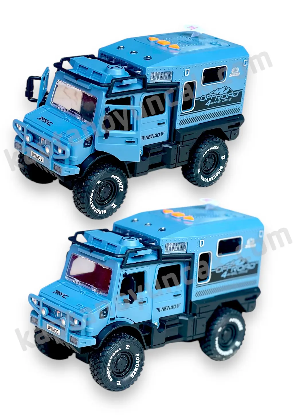 Sesli Işıklı Kapıları Açılıp Kapanabilen Lüks Off Road Karavan Araba 1