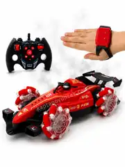 Uzaktan Kumandalı ve El Sensörlü Duman Çıkartan Şarjlı Formula 1 Off Road Araba 1