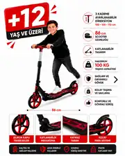 Cool Wheels 2 Tekerlekli Katlanabilir Scooter +12 Yaş 1