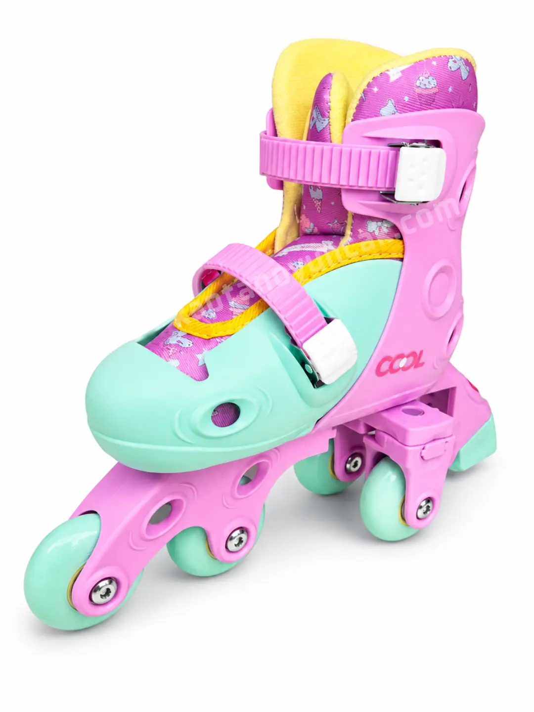 Cool Wheels Junior Çift Sıra Ayarlanabilen 4 Tekerlekli Alıştırma Pateni 27-30 9