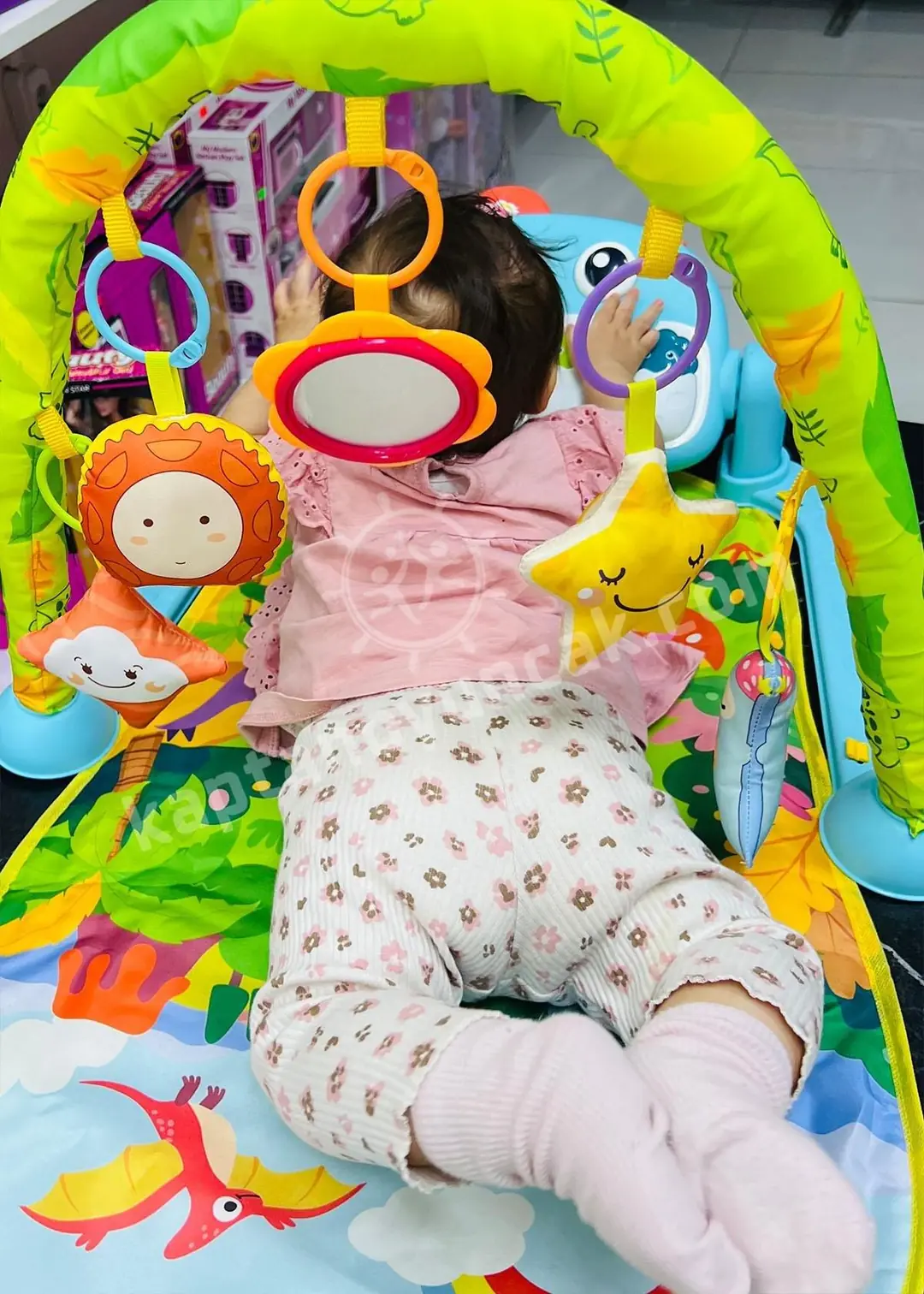Babycim Eğitici Piyanolu Dinazor Oyun Halısı 6