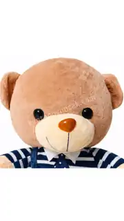Kravatlı Oturan Peluş Ayı 40 Cm 2