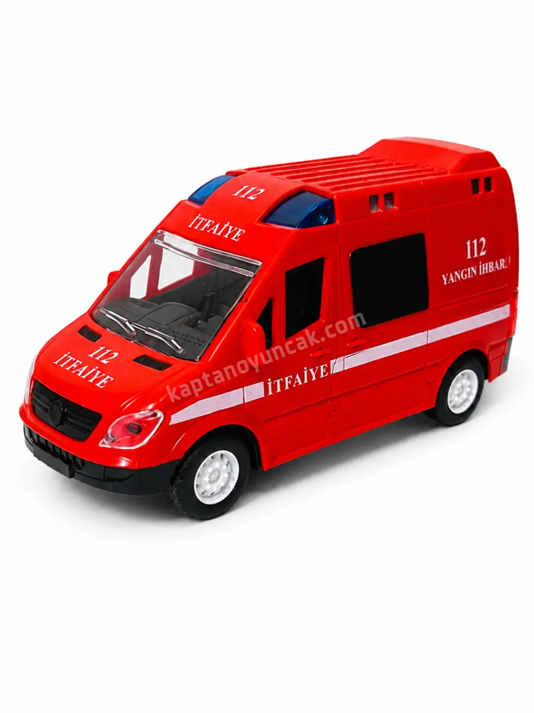 Sürtmeli Sesli ve Işıklı İtfaiye Ekip Araba 2