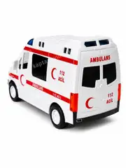 Sürtmeli Sesli ve Işıklı Ambulans Ekip Araba 5