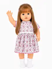 Uzun Saçlı Masal Anlatan Sesli Azra Et Bebek 60 Cm 4