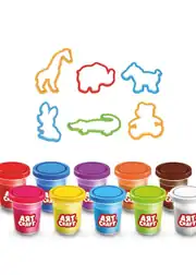 Dede Art Craft Rengarenk Oyun Hamuru Seti 16 Parça 2