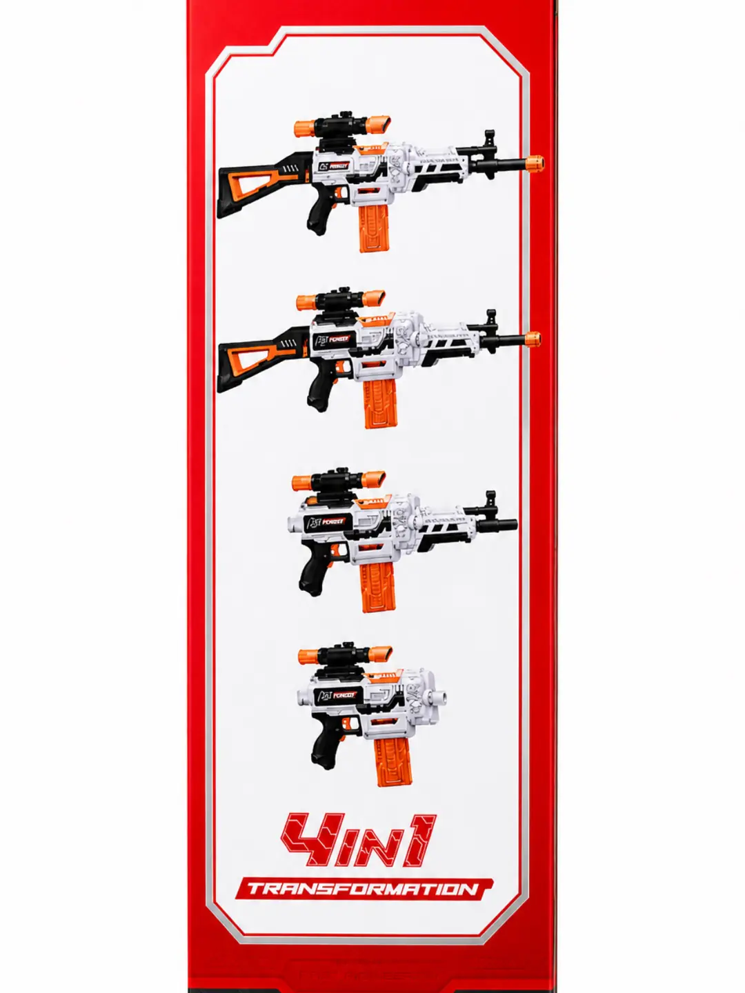 Fast Pioneer 48 Mermili Dart Atan Sniper Dürbünlü Pilli Nerf Tabanca 7