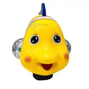 Hareketli Yürüyen Balık Oyuncak - Müzikli 3D Işıklı 2