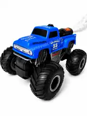 Uzaktan Kumandalı Şarjlı Duman Çıkartan Off Road Canavar Araba 5