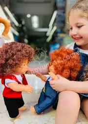 Sunman Kıvırcık Saçlı Curly Bebek 1