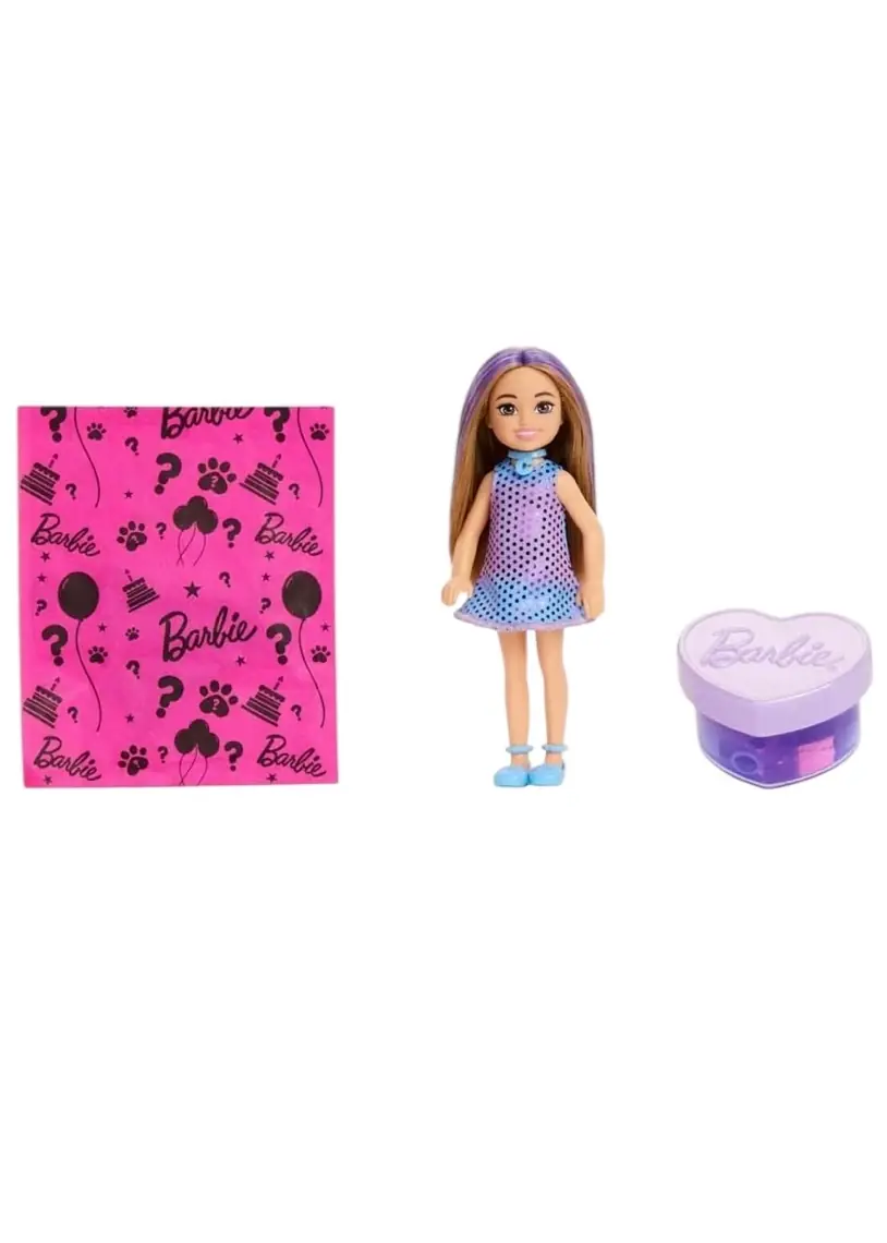Barbie Chelsea Parti Bebeği Sürpriz Paket JFY04 6