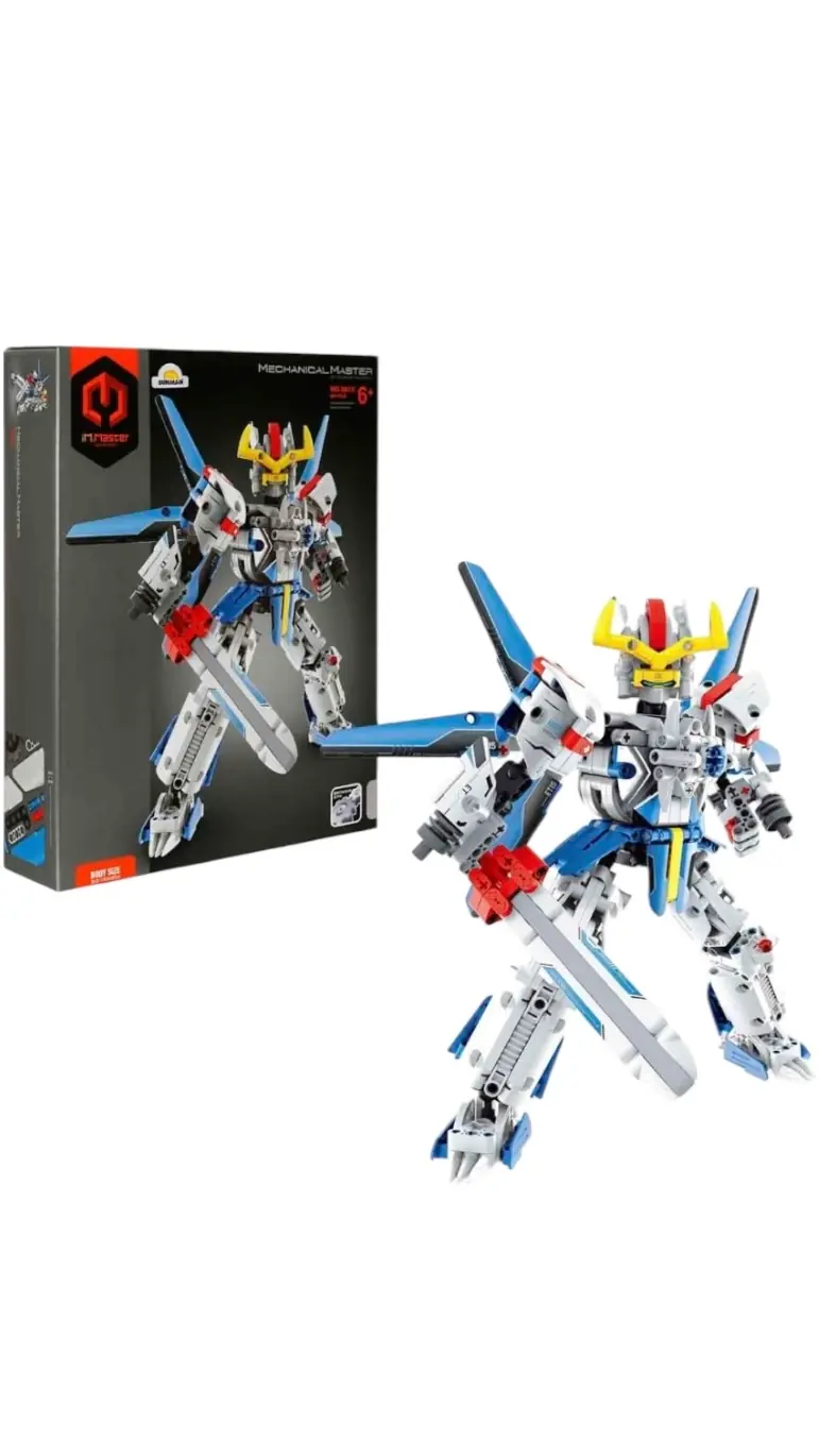 Master Mekanik Master Lego Blokları Robot Asker 641 Parça Lego 4