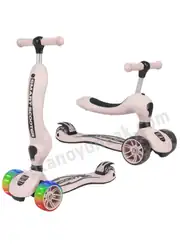 Smart Tekerlekleri Led Işıklı Oturaklı Scooter 3