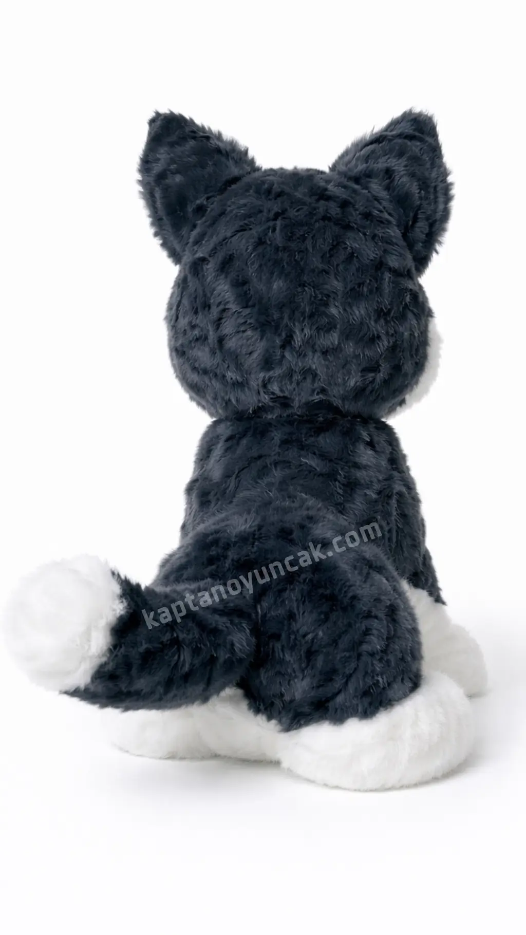 Sesli Peluş Sibirya Kurt Köpek 40 Cm 3