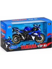 Metal Yamaha YZF-R1 Motosiklet 1:10 7