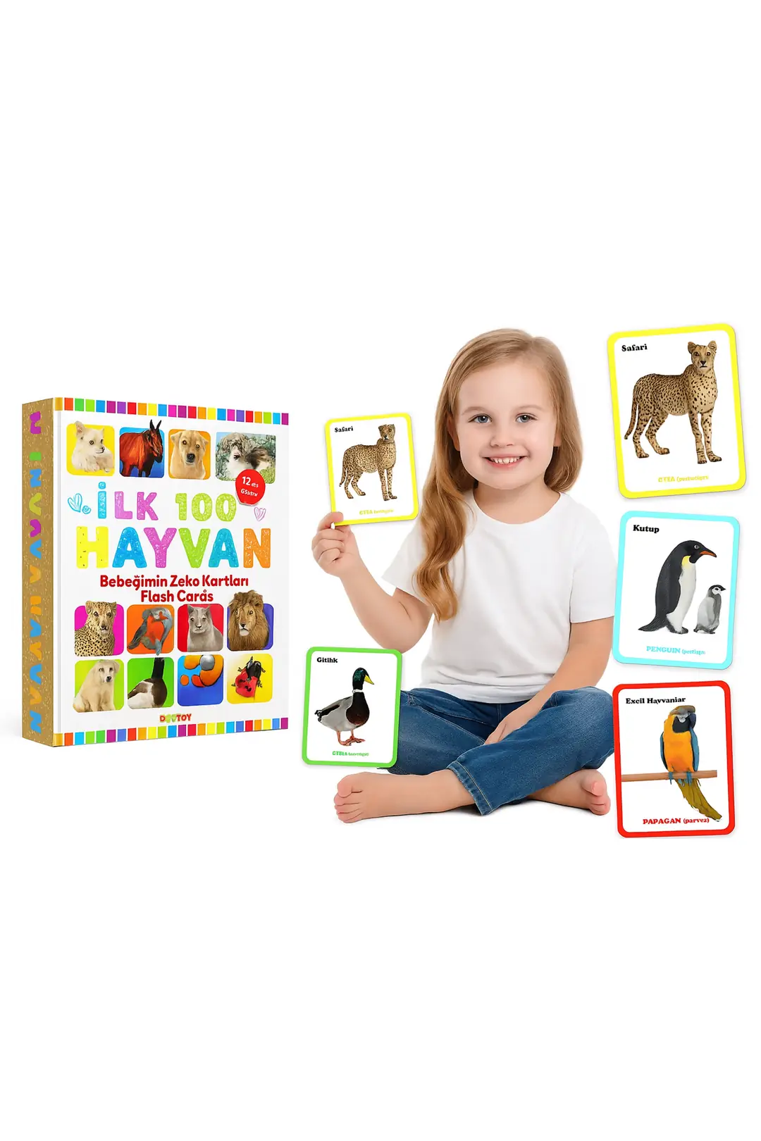 Bebeğimin Zeka Kartları: İlk 100 Hayvan