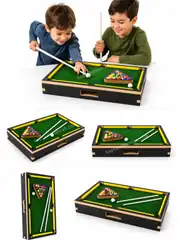 Ahşap Masaüstü Bilardo Oyun Seti 1