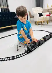 Vardem Sesli Işıklı Klasik Buharlı Tren 3