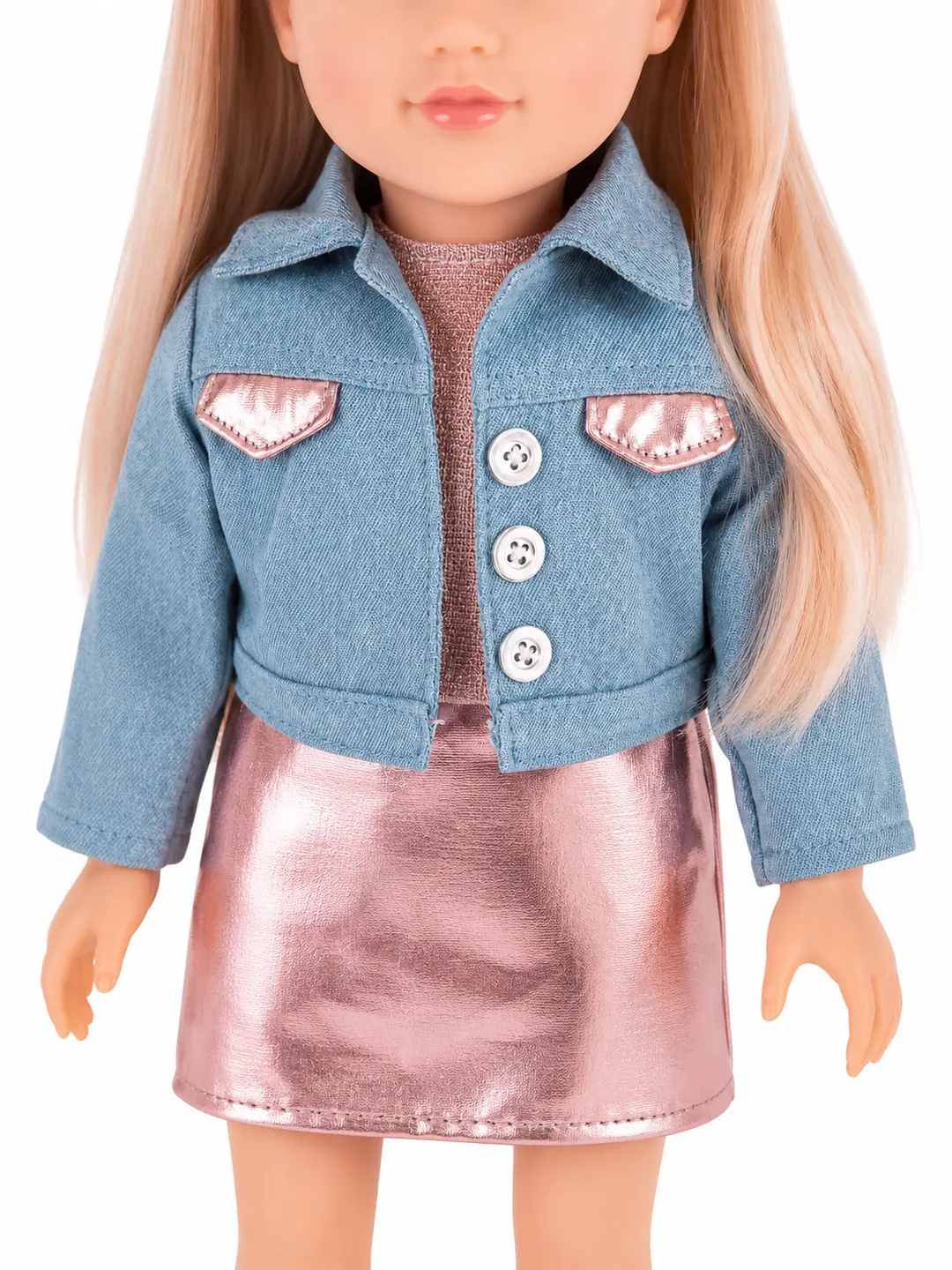 Kot Ceketli Alya Bebek 47 Cm 5