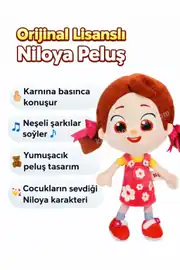 Niloya Peluş Bebek 35 Cm Lisanslı Sesli 2