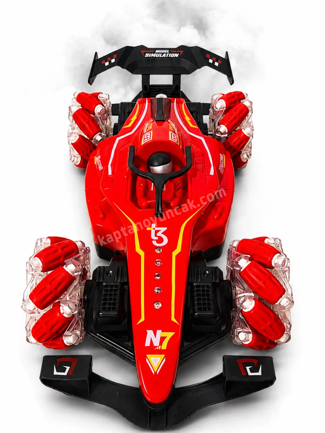 Uzaktan Kumandalı ve El Sensörlü Duman Çıkartan Şarjlı Formula 1 Off Road Araba 3