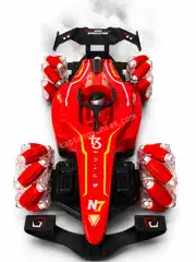 Uzaktan Kumandalı ve El Sensörlü Duman Çıkartan Şarjlı Formula 1 Off Road Araba 3