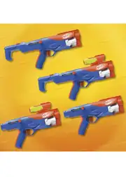 Nerf N-Serisi Gear Up 18 Sünger Mermili 3’lü Dart Atan Silah Seti 7