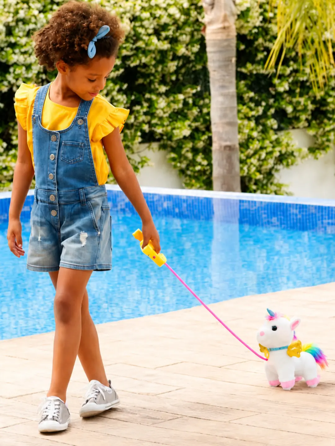 Sevimli Koşu Arkadaşım Tasmalı Unicorn At 2