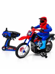Uzaktan Kumandalı Şarjlı Duman Atabilen 20 KM Hız Yapabilen Rc Cross Motosiklet 8