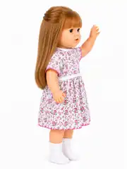 Uzun Saçlı Masal Anlatan Sesli Azra Et Bebek 60 Cm 6