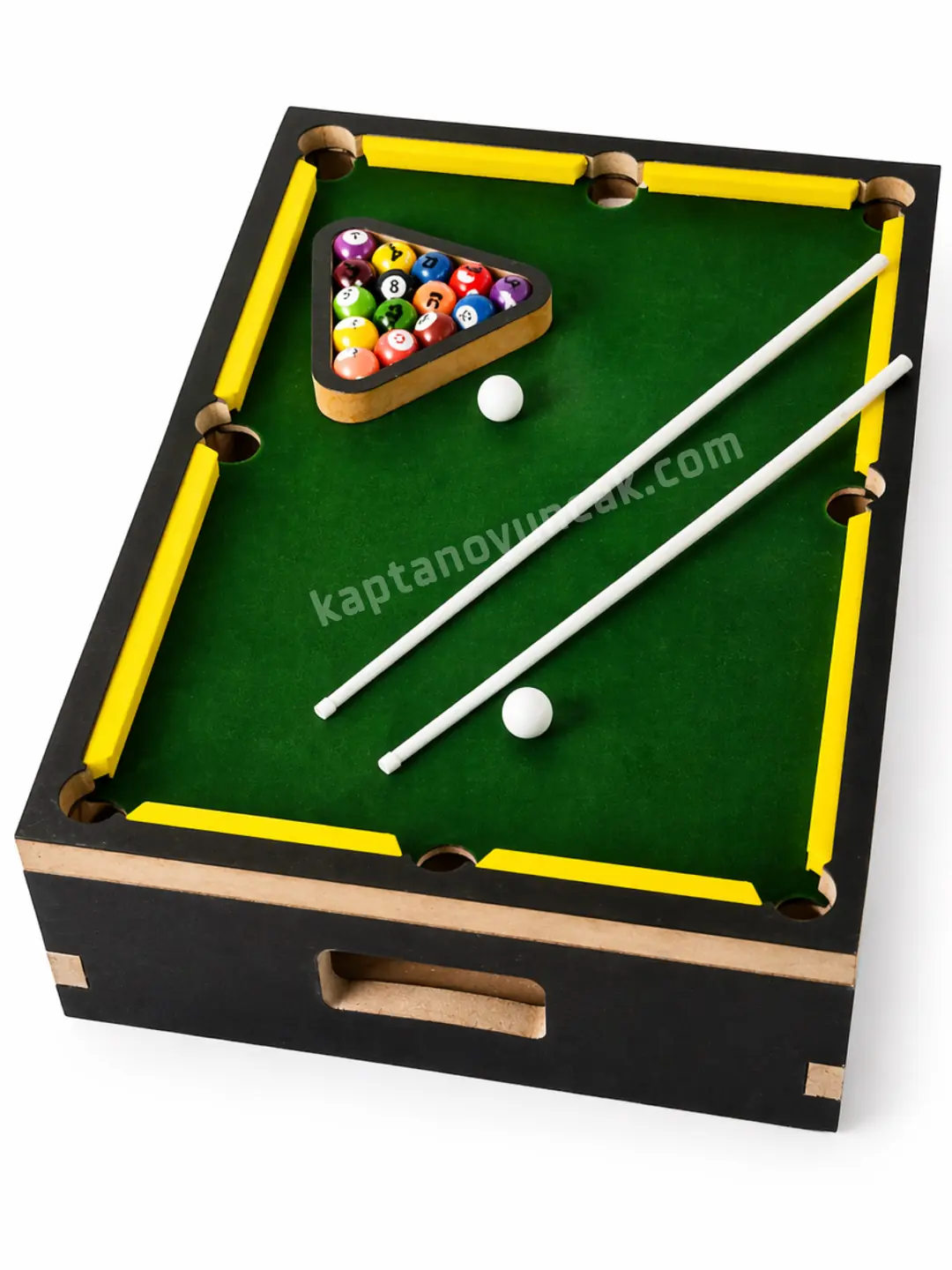 Ahşap Masaüstü Bilardo Oyun Seti 3