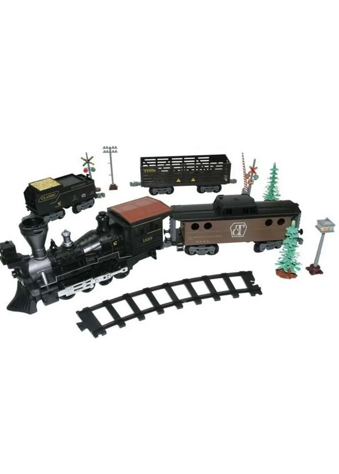 Vardem Sesli Işıklı Klasik Buharlı Tren 7
