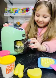 Vardem Dokunmatik Airfryer Fritöz Set  Renk Değiştiren Gıdalar Aksesuarlı Oyun Seti 3