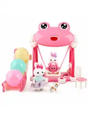 Bay Dreamy Mini Tavşan Ailesi Kurbağa Oyun Parkı 2