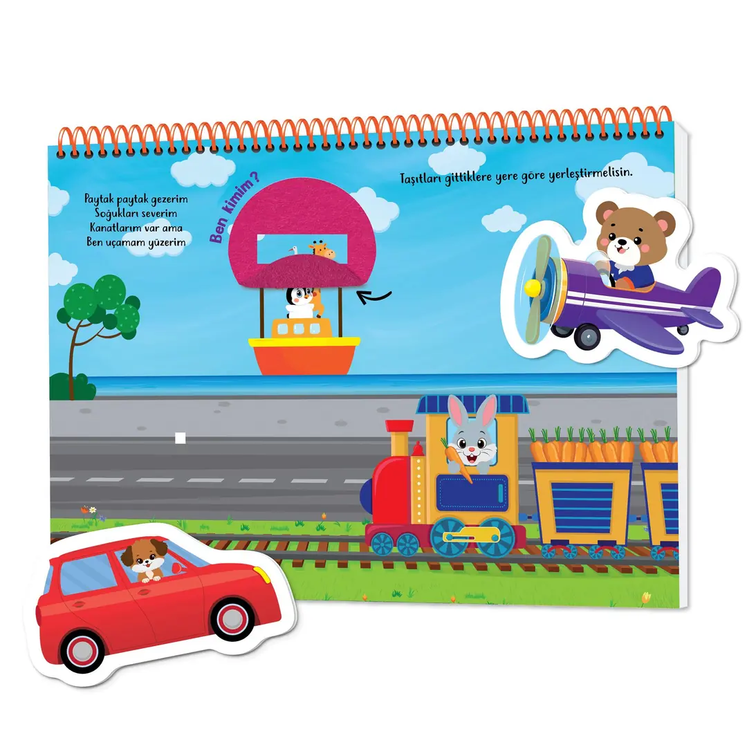 12-20 Ay İlk Cırt Cırtlı - Keçeli Etkinlik Kitabım 3