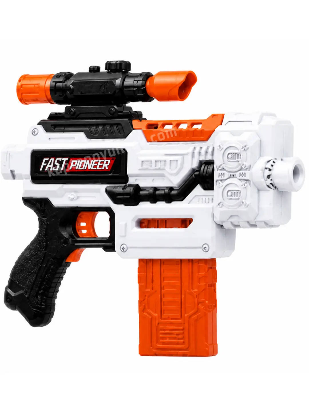 Fast Pioneer 48 Mermili Dart Atan Sniper Dürbünlü Pilli Nerf Tabanca 4