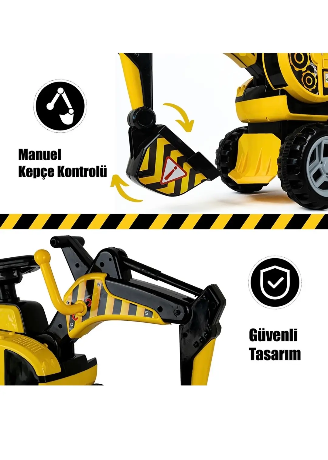 Sürülebilir Bin Git İnşaat Aracı Kepçe 5