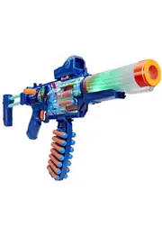 Nerf Sünger Mermili Işıklı Loadout Cyberlight Ghost 24 Mermili Sünger Dart Atan Nerf Silah 35 cm 3