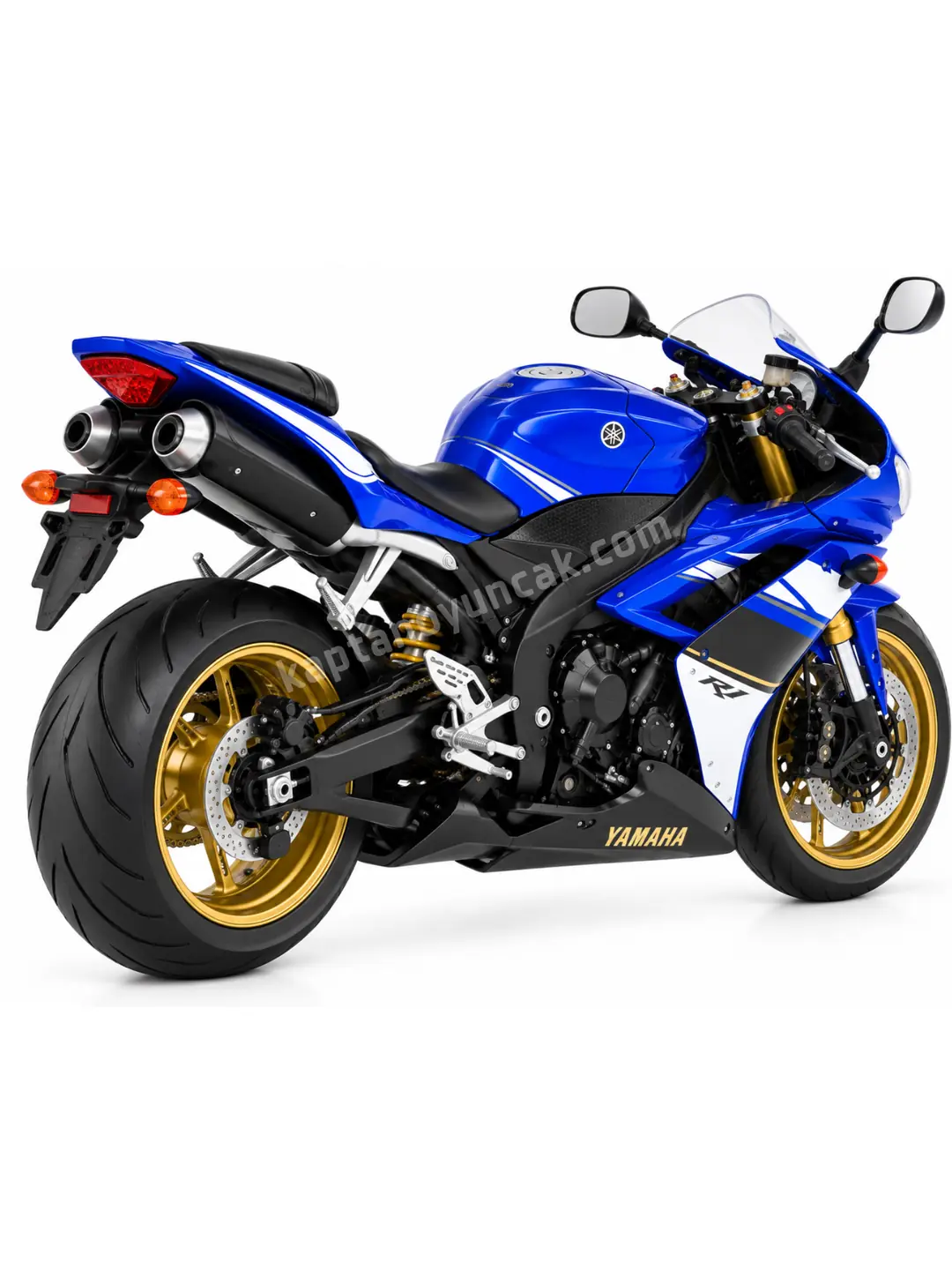 Metal Yamaha YZF-R1 Motosiklet 1:10 3