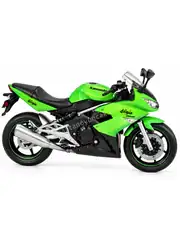 Metal Kawasaki Ninja 650R Motosiklet 1:10 2