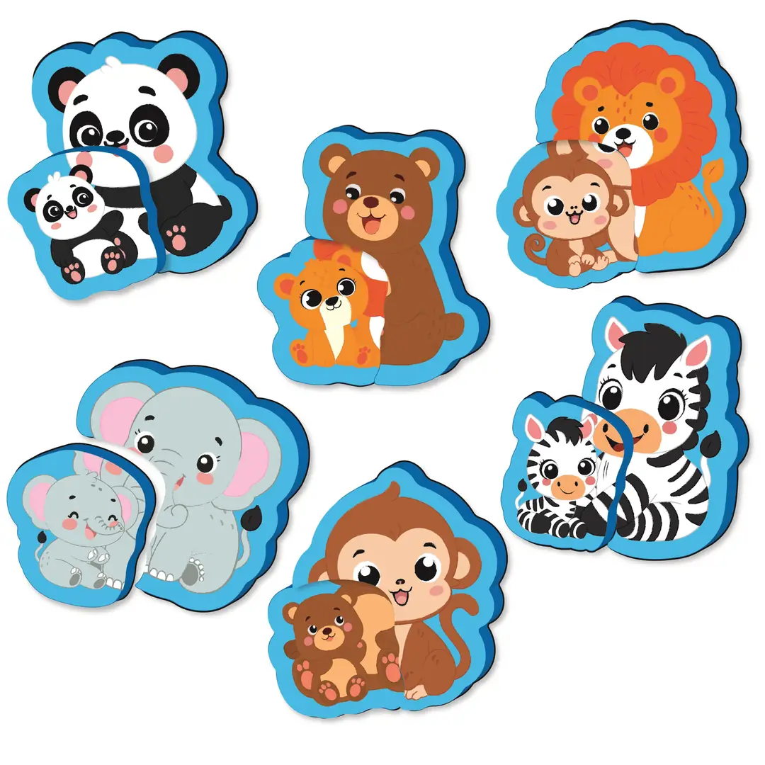 6-16 Ay İlk Pofidik Magnet Puzzle - Orman Hayvanları 2