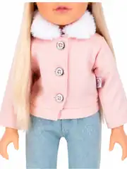 Kış Kıyafet Şapkalı Alya Bebek 47 Cm 3