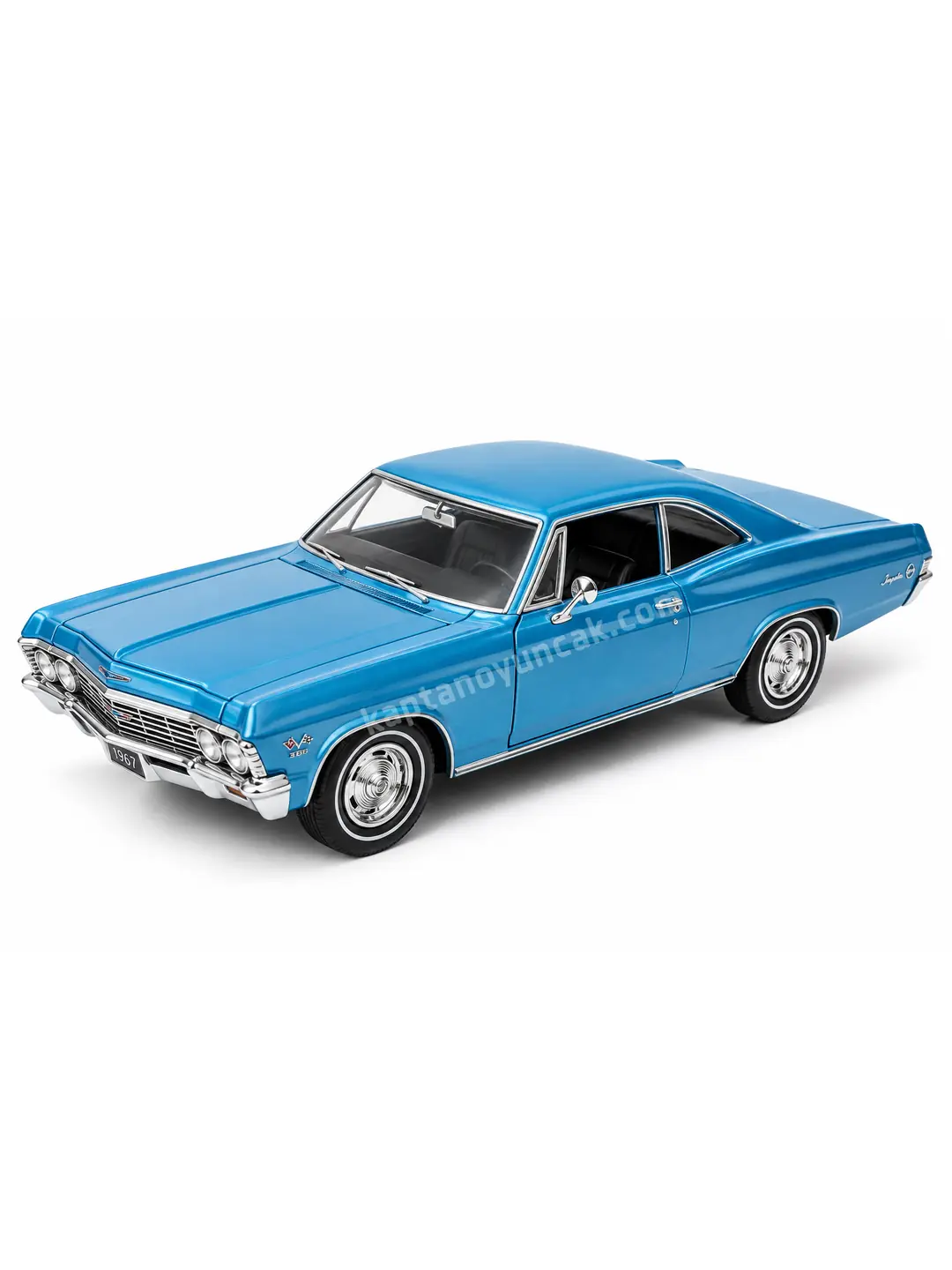 Kapıları Açılıp Kapanabilen Çek Bırak Metal Chevrolet İmpala S 1965 1:24